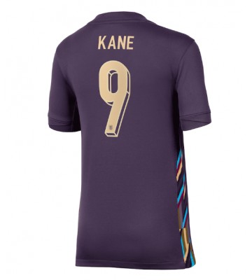 England Harry Kane #9 Udebanetrøje Dame EM 2024 Kort ærmer